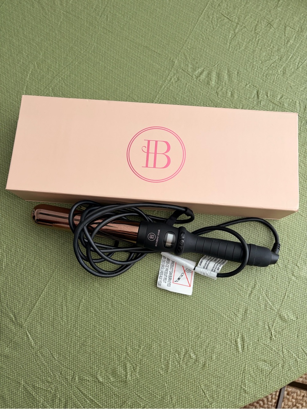 Bombay Hair Pro rose gold curling wand 32mm (1.25”)
